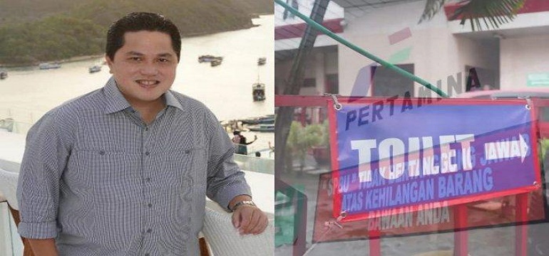 Disentil Erick Thohir Toilet SPBU Bayar, Pertamina: Sudah Banyak yang Gratis